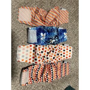 Pet Soft Male Dog Belly Bands Washable Reusable Diaper Wraps 4 Pack XS